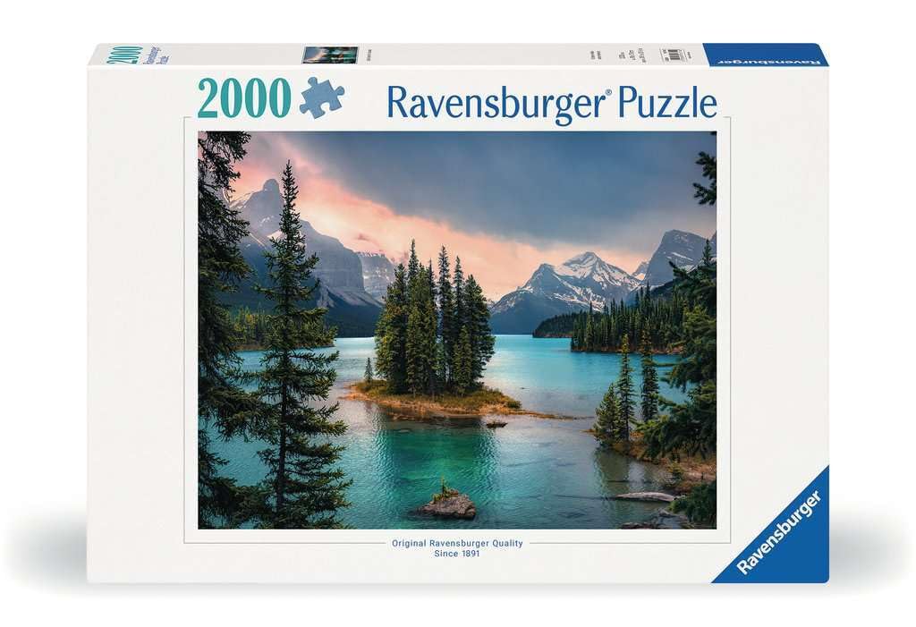 Ravensburger Spirit Island mountain landscape for mindful puzzle sessions.