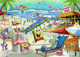 Ravensburger SpongeBob on a summer beach scene inspires calm solo time and shared laughter.