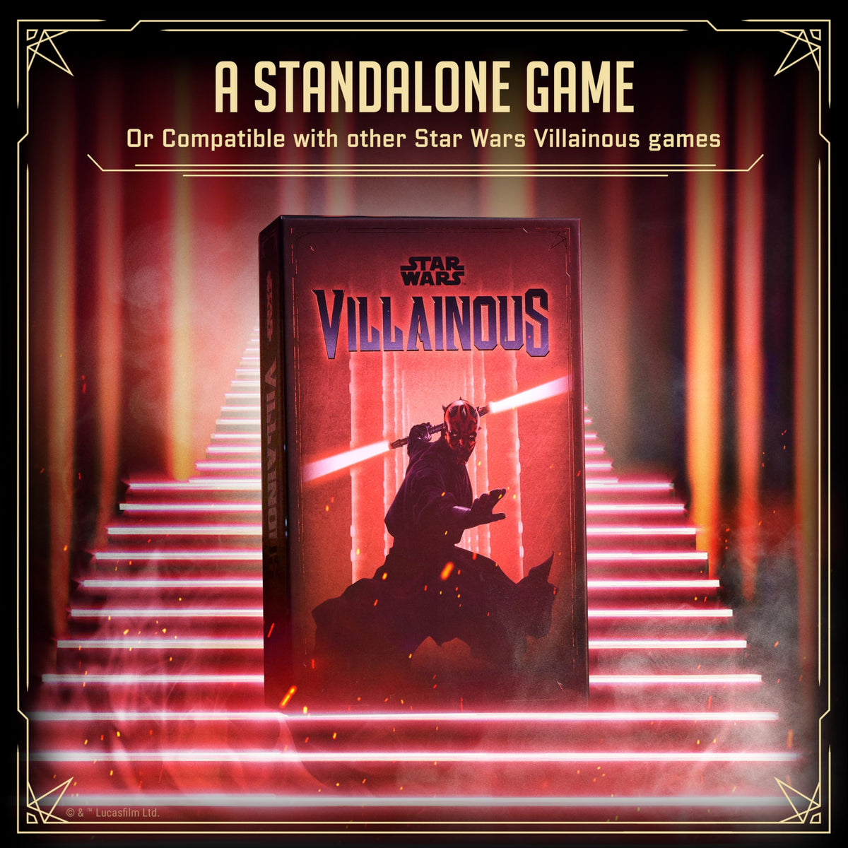 Ravensburger Star Wars Villainous Expandalone 2 villain movers in action for dynamic play.