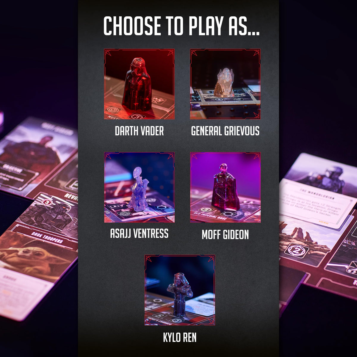 Ravensburger Star Wars Villainous board highlighting strategic, dark-side play