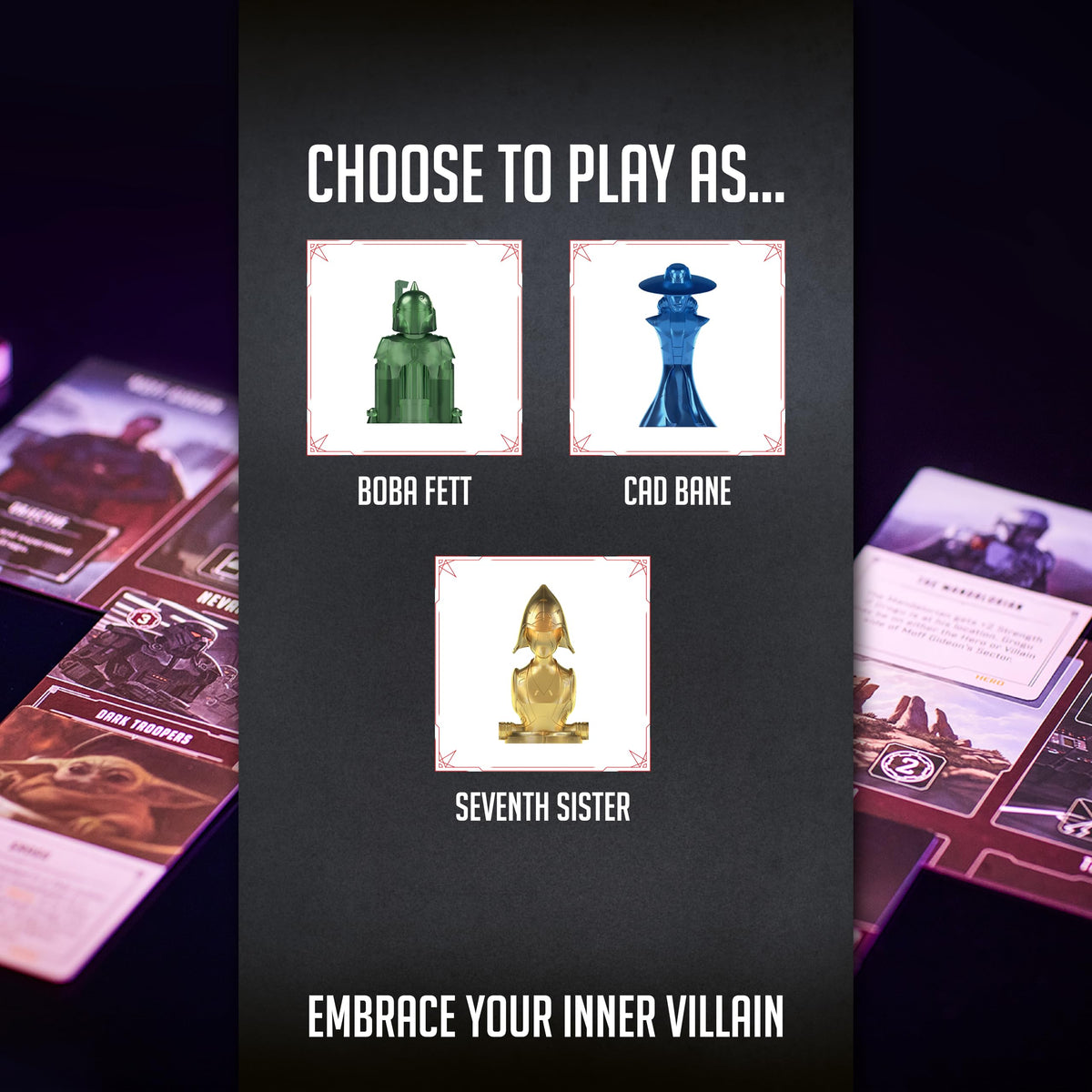 Ravensburger Star Wars Villainous: Seventh Sister figure for strategic face-offs.