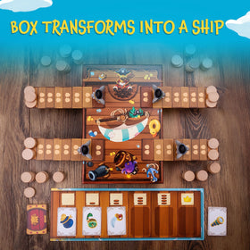 Ravensburger Stomp The Plank elephant pirates: cute characters boosting kid-friendly engagement.