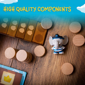 Ravensburger Stomp The Plank magnet-planks: dynamic balance challenge that adds suspense.
