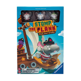 Ravensburger Stomp The Plank treasure cards: strategic flips drive memory and planning.