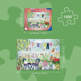 Ravensburger Summer Garden uses Softclick technology for a smooth, precise fit.
