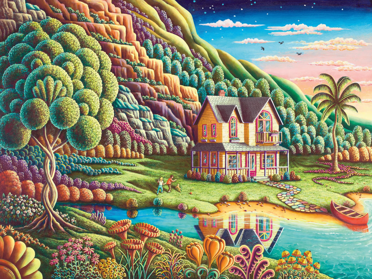 Ravensburger Summertime large-format puzzle pieces, easy to handle for a calm, immersive building experience.