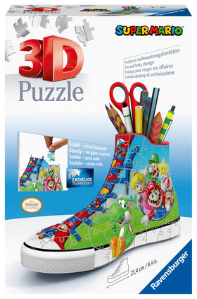 Ravensburger Super Mario Sneaker storage for small items.