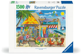Ravensburger Surf's Up Shell Shack close-up showcases bright colors and detail.