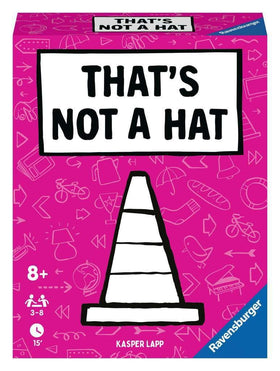Ravensburger That's Not a Hat box front, perfect for lively party nights.