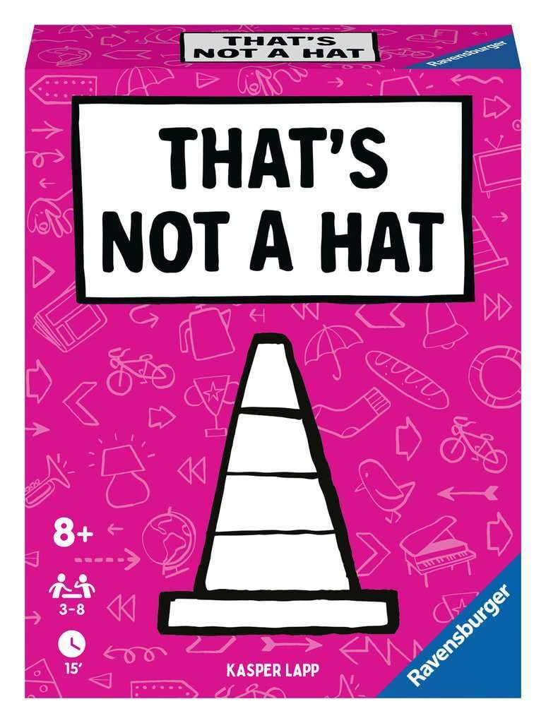 Ravensburger That's Not a Hat box front, perfect for lively party nights.