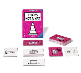 Ravensburger That's Not a Hat player tokens, helping teams track actions during rounds.