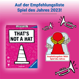 Ravensburger That's Not a Hat travel version, easy to carry for parties on the go.