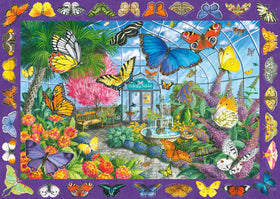 Ravensburger The Butterfly Place puzzle box image, ideal gift for nature lovers.