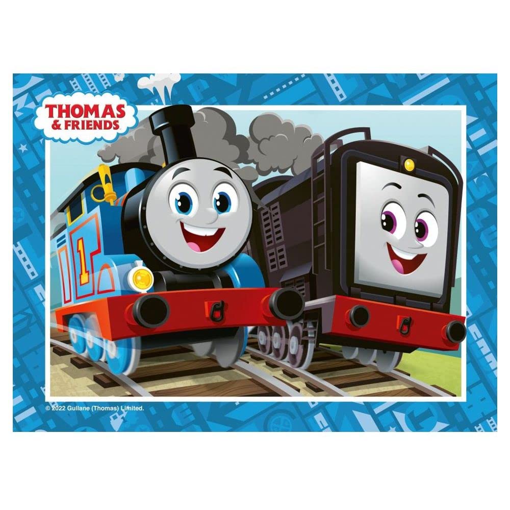 Ravensburger Thomas & Friends puzzle Nia journey scene promotes spatial awareness and focus