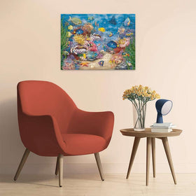 Ravensburger Tropical Reef Life large-format pieces enable quick progress and satisfying completion