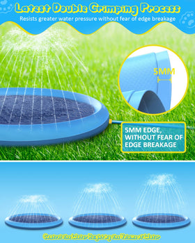 Raxurt Splash Pad dog-friendly pool option for cooling off outdoors.