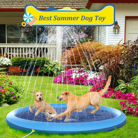Raxurt Splash Pad folds easily for portable summer fun.