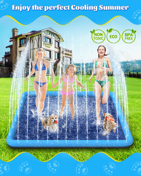 Raxurt Splash Pad leak-proof inlet for quick, worry-free setup.