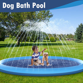 Raxurt Splash Sprinkler Pad ideal for dogs and kids outdoor fun