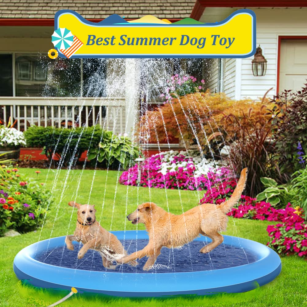 Raxurt Splash Sprinkler Pad folds for easy storage and setup
