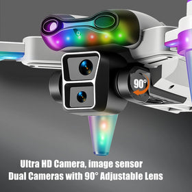 RayDeafcoo built-in 2.4 inch FPV screen for real-time viewing.