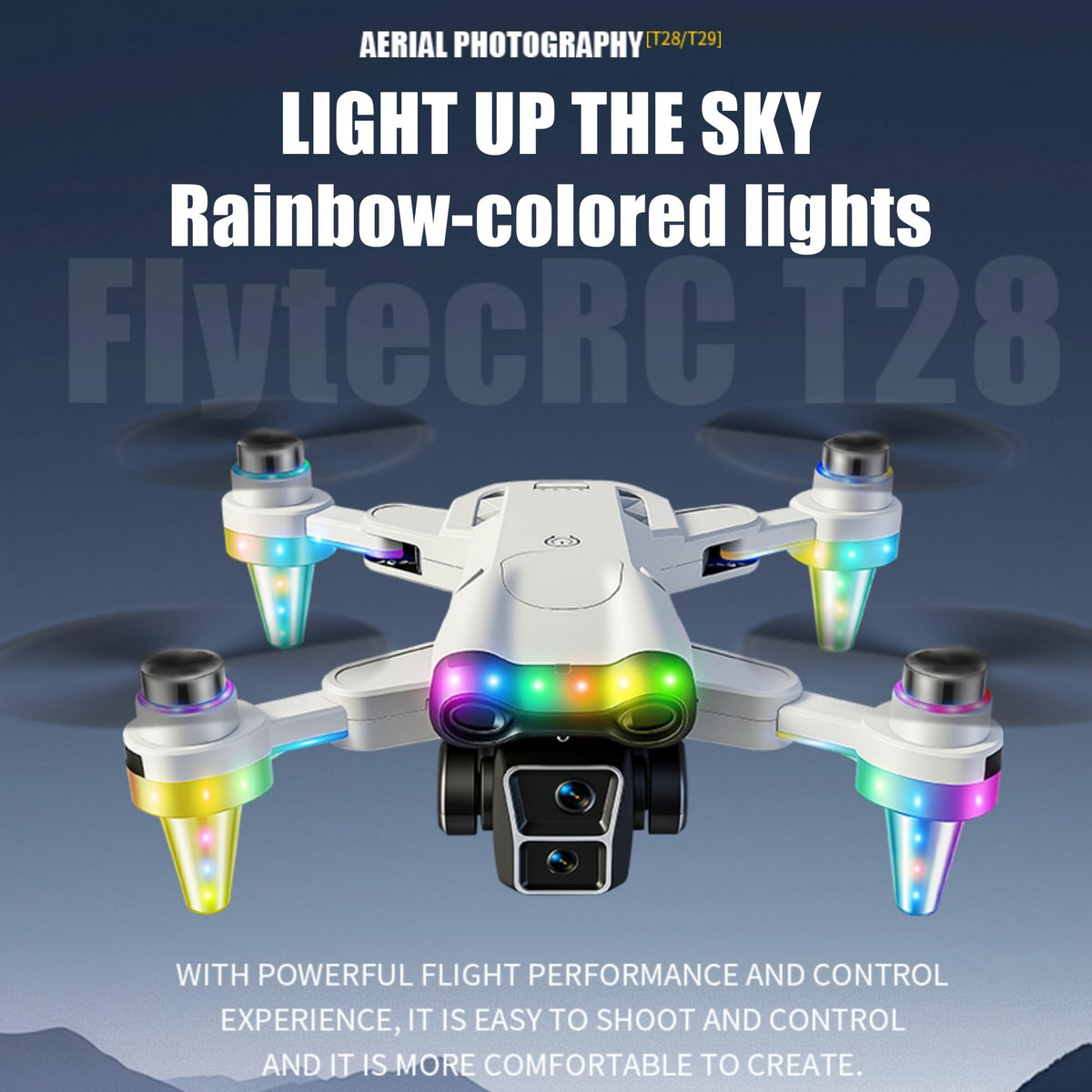 RayDeafcoo kids drone camera captures lively aerial moments.