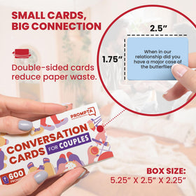 Rayliad Prompta cream cards provide gentle prompts for relaxed talks
