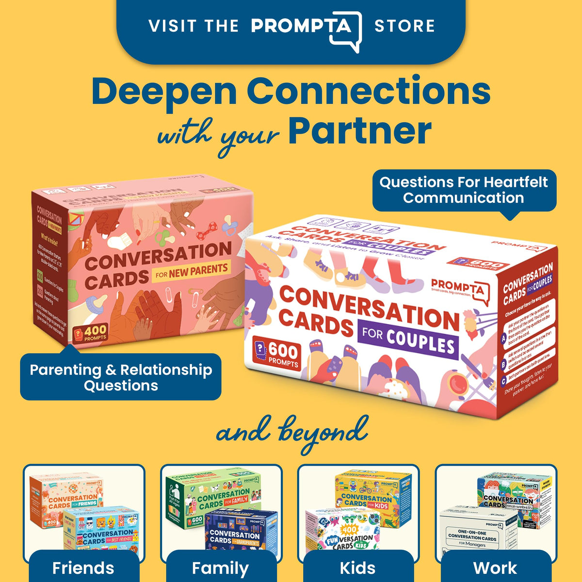 Rayliad Prompta relationship conversation set supports date nights and bonding