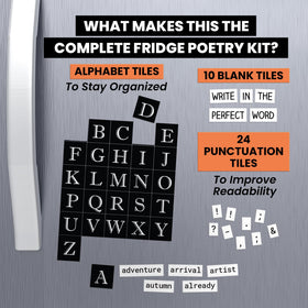 Rayliad magnets punctuation pack adds sentence structure for creative lines.