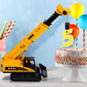 RAYNAG cake topper construction accessories for reusable party decor