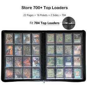 Rayvol side-loading pockets secure top loaders even when binder is moved