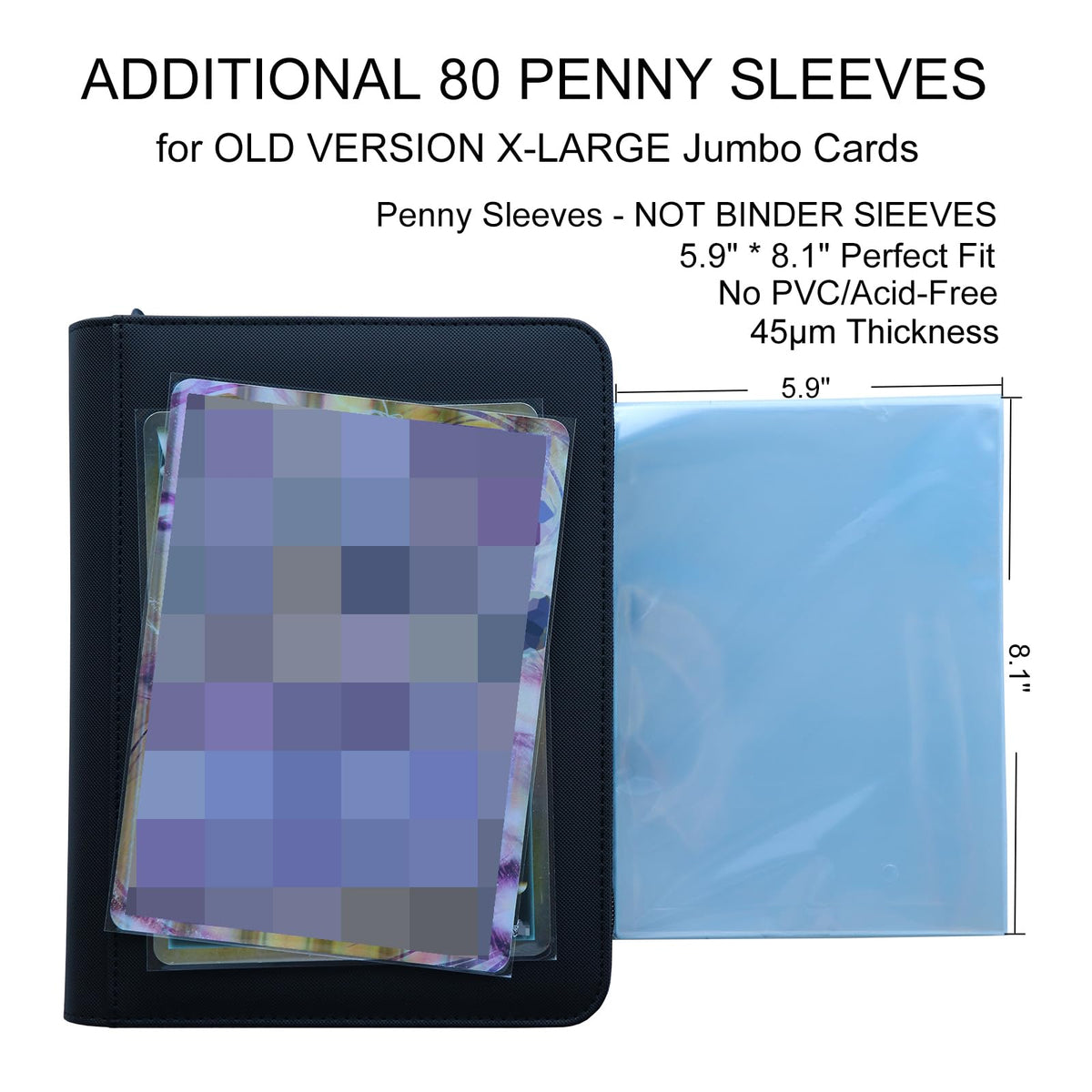 Rayvol Jumbo Card Binder XL padded exterior protects contents during travel