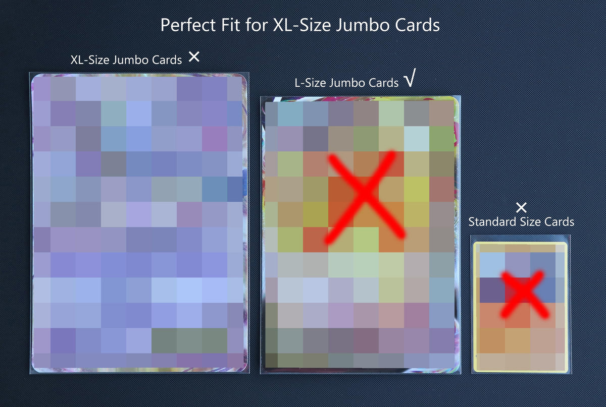 Rayvol Jumbo Card Binder XL side-loading design secures toploaders