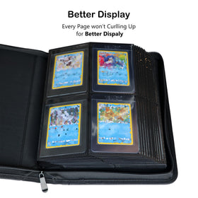 Rayvol padded rigid front cover adds durability for avid collectors.