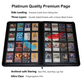 Rayvol binder zippered closure keeps contents secure during transport.