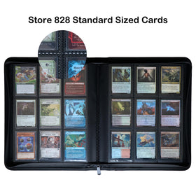 Rayvol Premium 9-Pocket Card Binder back cover emphasizes durability and protection