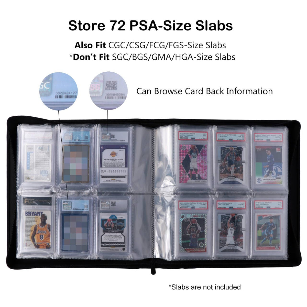 Rayvol PSA Slab Binder top-loading inserts secure slabs during handling