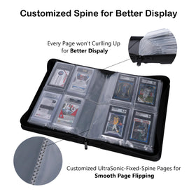 Rayvol archival-safe materials prevent PVC exposure while preserving slab clarity.