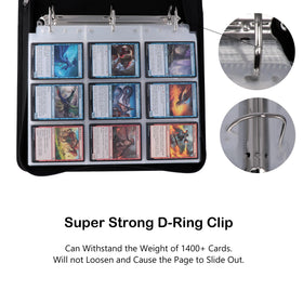 Rayvol binder features a 3-inch metal D-ring for sturdy binding.
