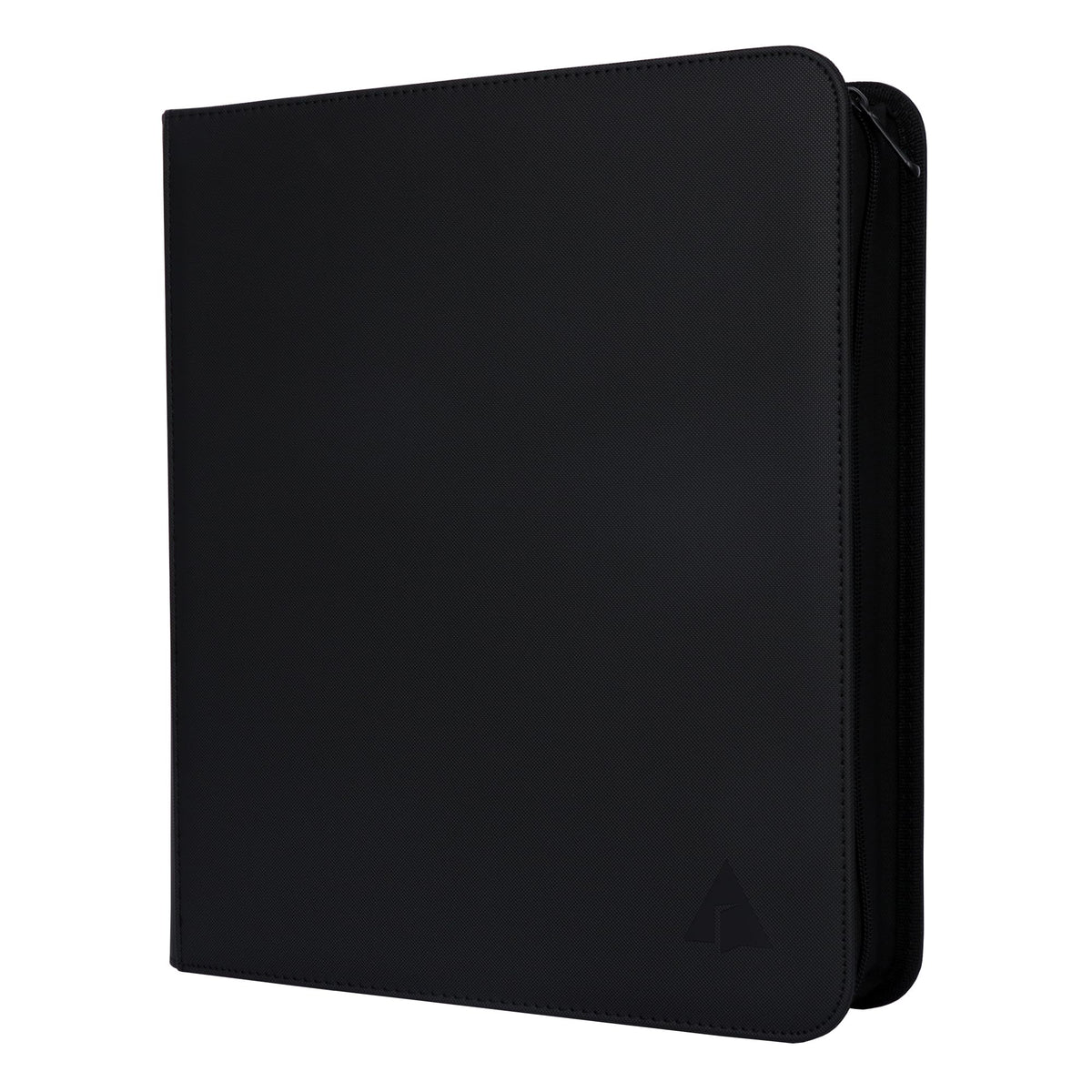 Rayvol trading card binder black front cover with padded protection for valuables.