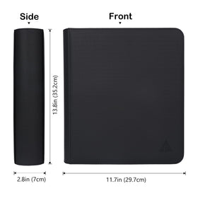 Rayvol binder uses ultra-clear acid-free pages with UV protection.