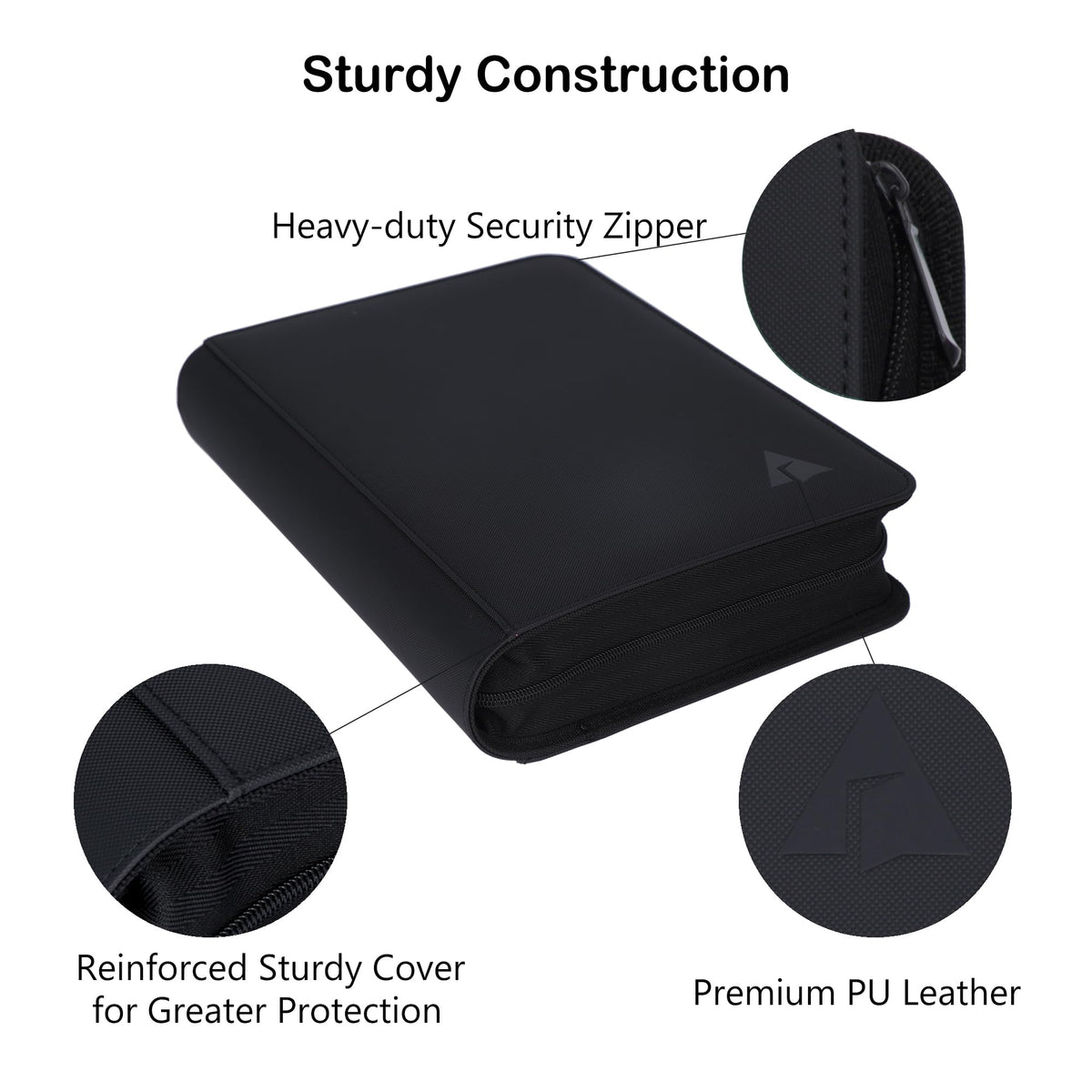Rayvol water-resistant material texture helps guard against moisture during transit.