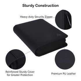 Rayvol water-resistant material texture helps guard against moisture during transit.