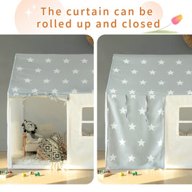 Razee play tent measures 49.5 x 35.5 x 49.5 inches for roomy play