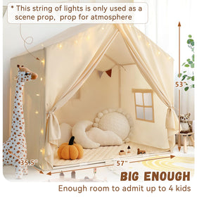 Razee princess play cottage tent provides a fairytale retreat for girls.