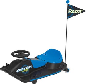 Razor Crazy Cart Shift front view shows compact, drift-ready design for kids.