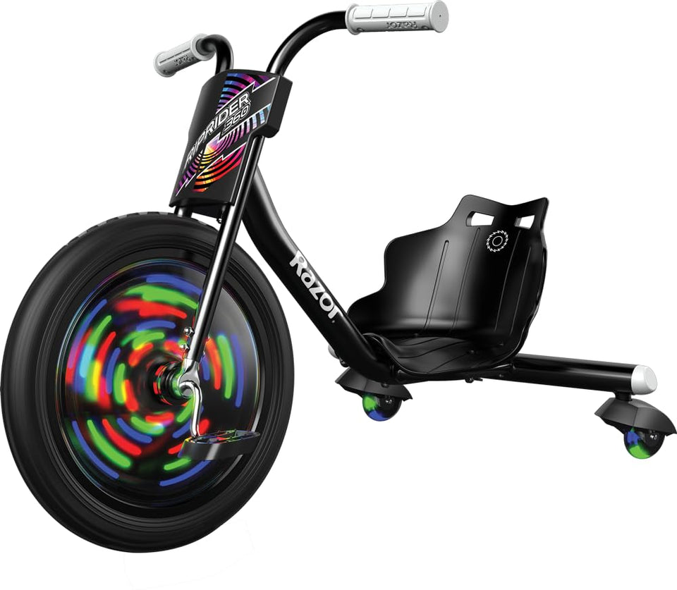 Razor RipRider 360 Lightshow front wheel lights for nighttime fun