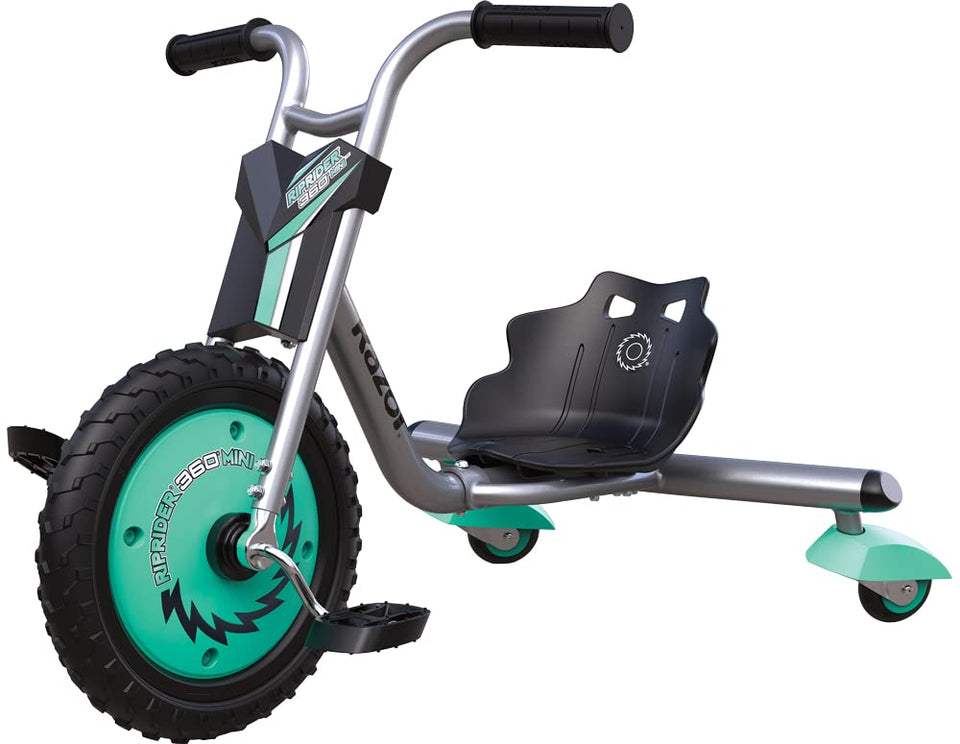 Razor RipRider 360 Mini drifting action for kids with smooth spins.