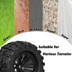 RC Station Blackout XTE compatible tires and wheels for durability.