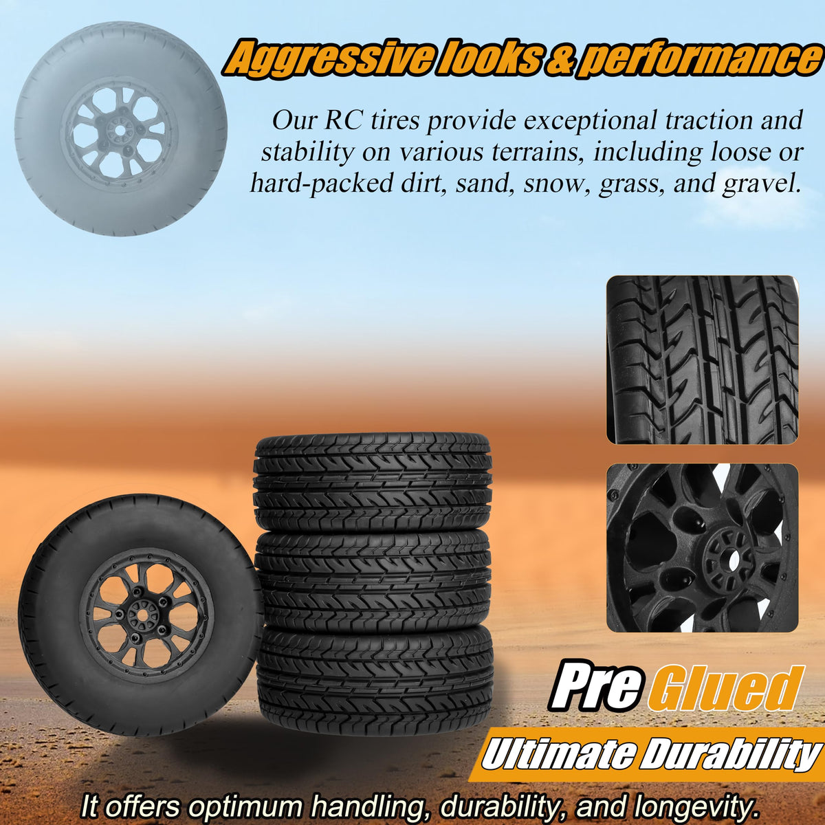 RC Station foam inserts enhance support and tire shape for consistent handling